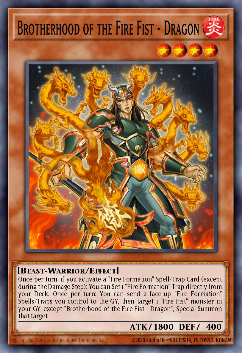 Brotherhood of the Fire Fist - Dragon MYFI-EN044 – Mystic Fighters