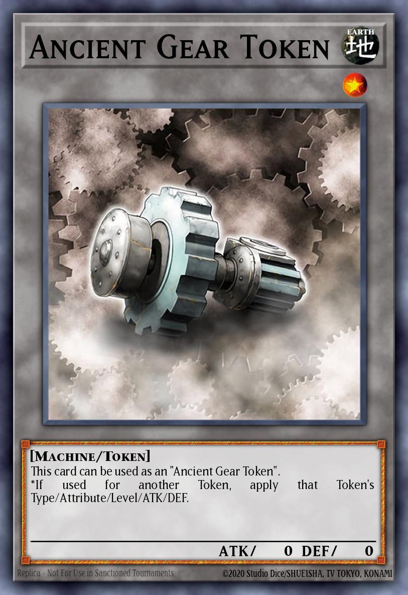 Ancient Gear Token SR03-ENTKN – Machine Reactor Structure Deck