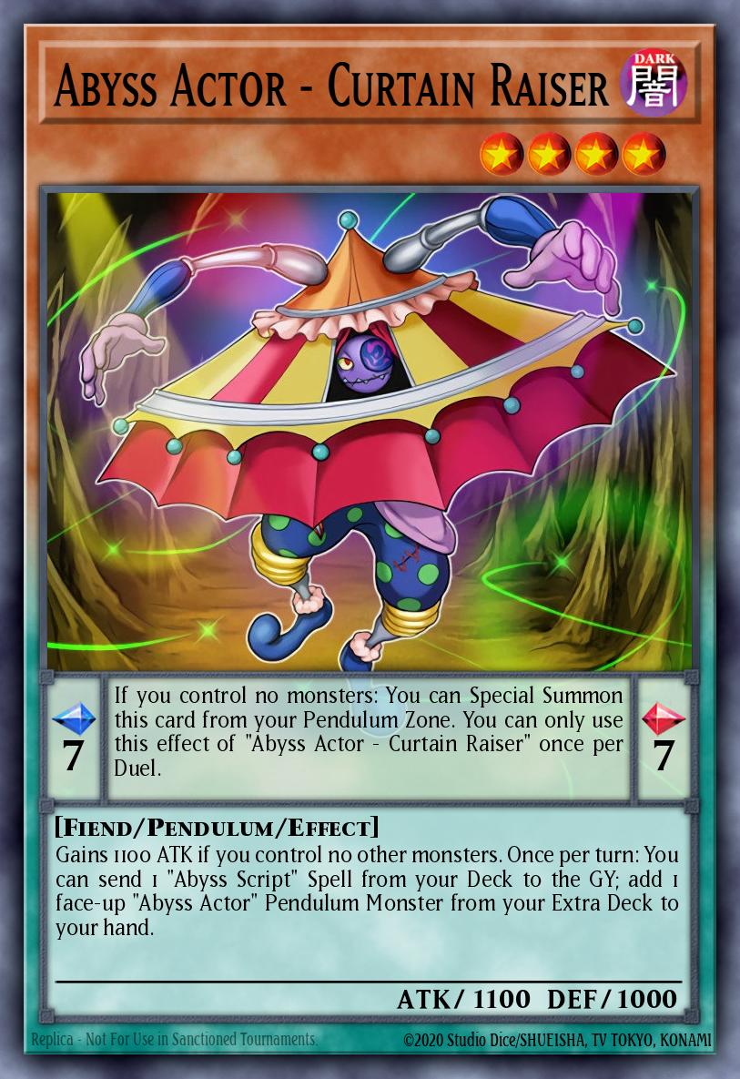 Abyss Actor - Curtain Raiser BLLR-EN012 – Battles of Legend: Light's Revenge