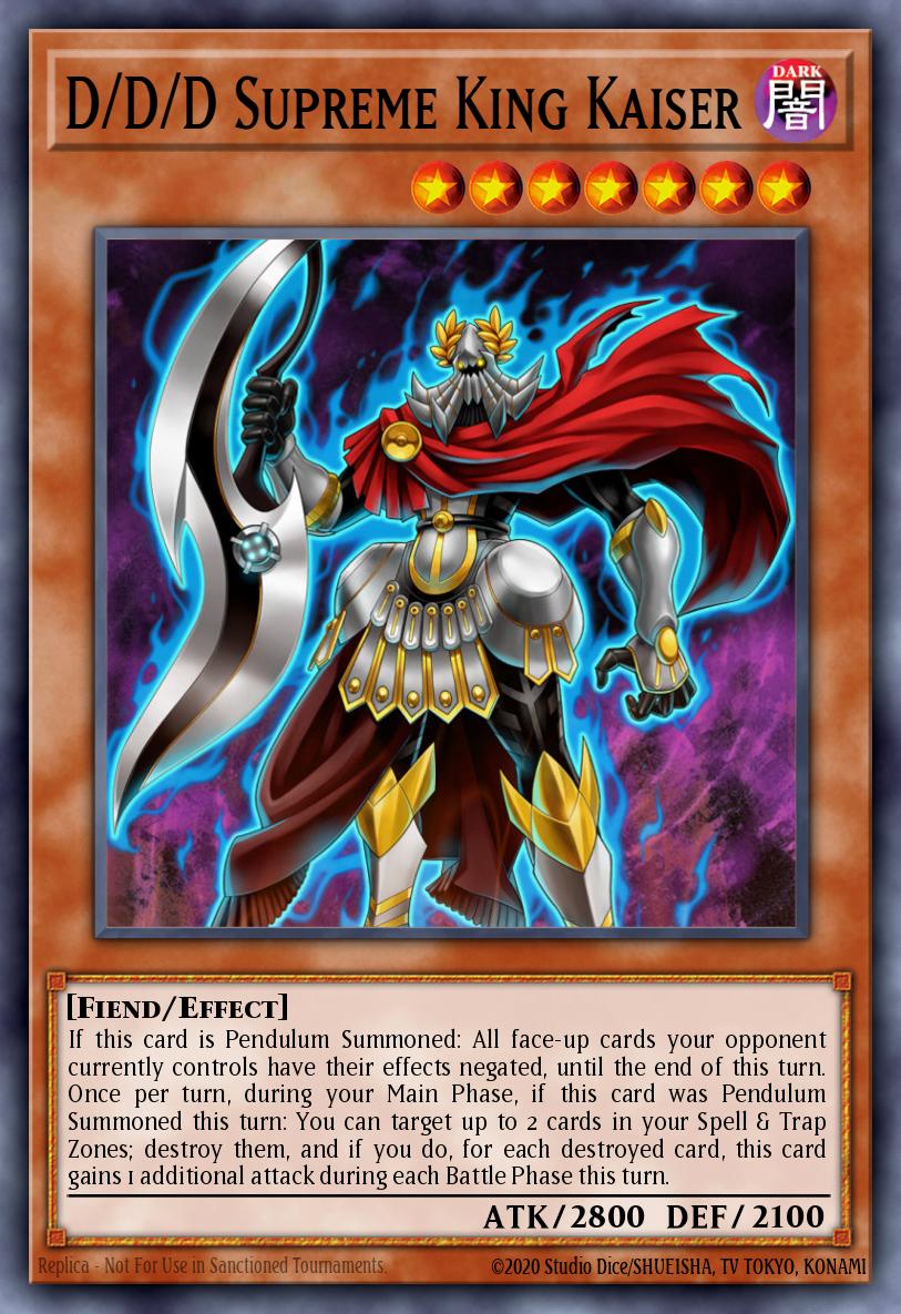 D/D/D Supreme King Kaiser SDPD-EN013 – Pendulum Domination Structure Deck