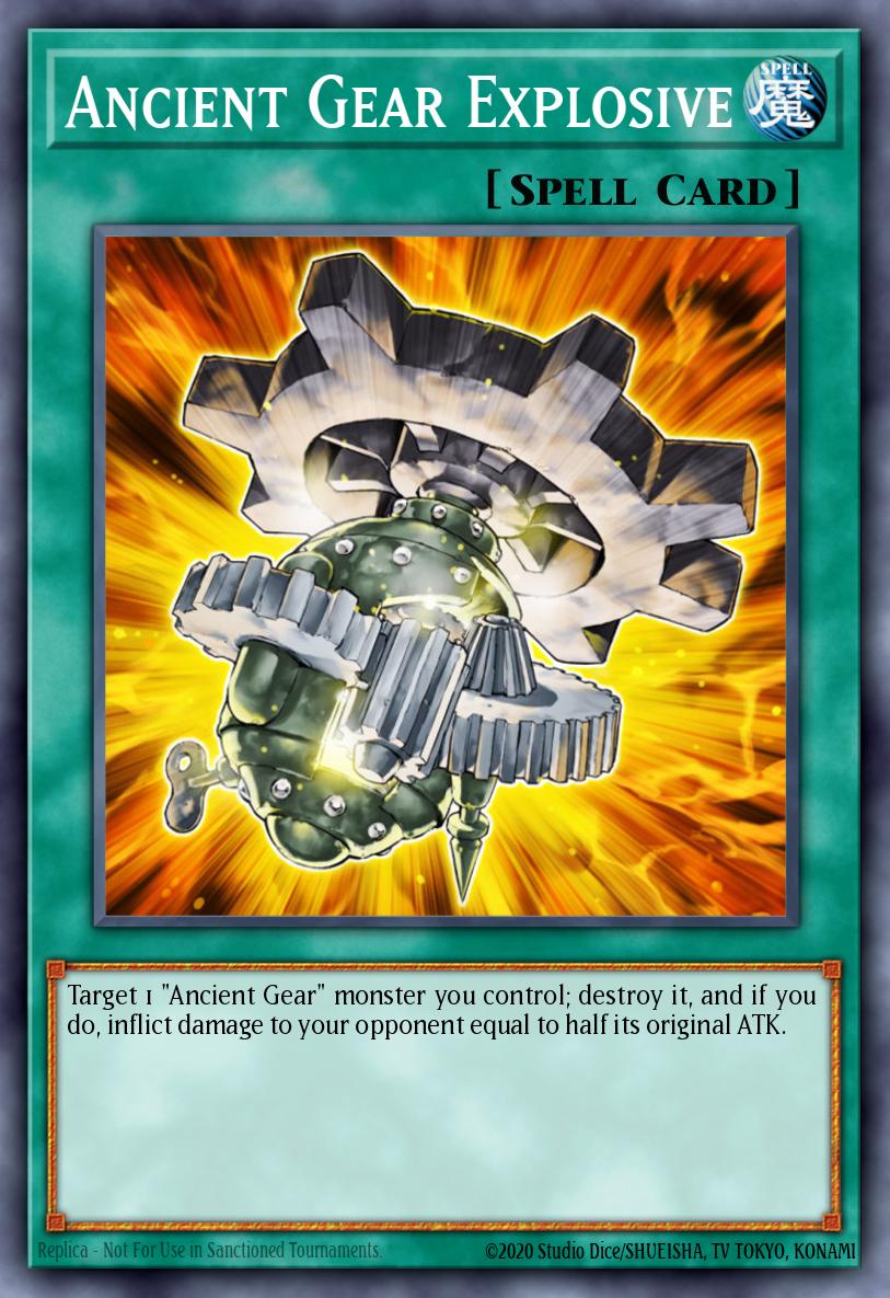 Ancient Gear Explosive SD10-EN019 – Structure Deck: Machine Re-Volt