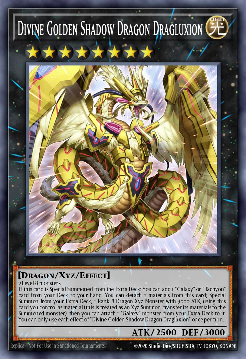 Divine Golden Shadow Dragon Dragluxion MAMO-EN085 – Magnificent Monsters