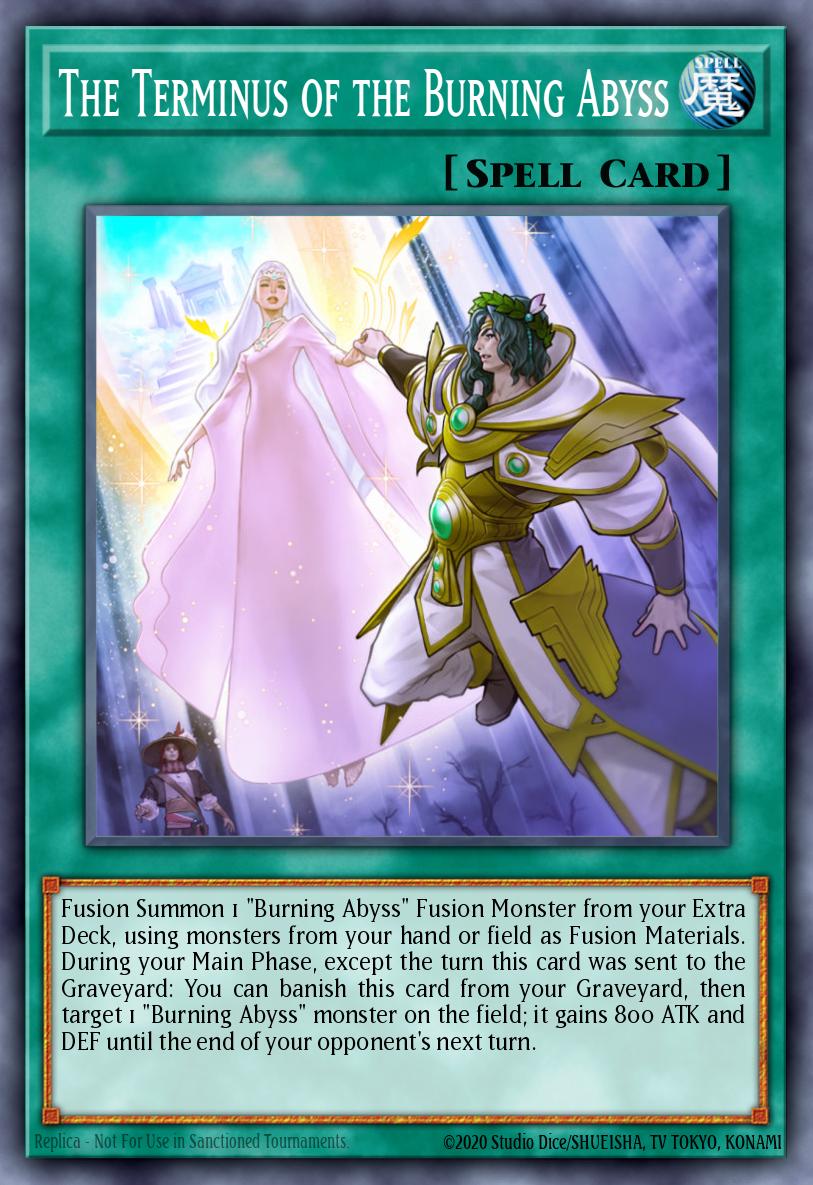The Terminus of the Burning Abyss PGL3-EN088 – Premium Gold: Infinite Gold