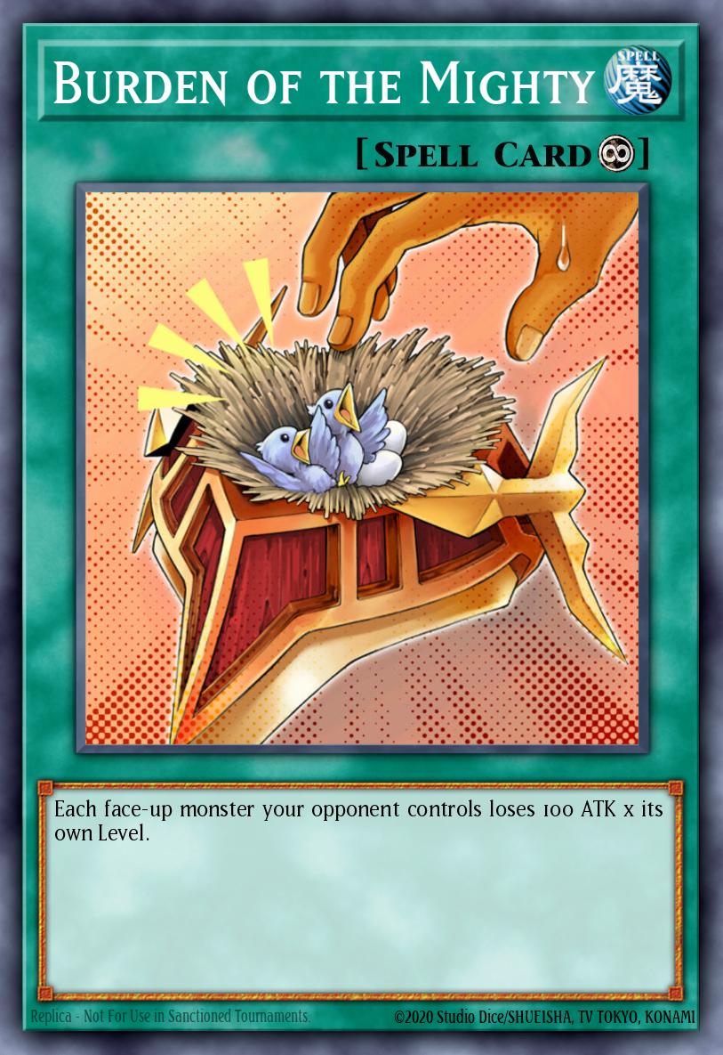 Burden of the Mighty WC08-EN002 – Yu-Gi-Oh! World Championship 2008 promotional cards