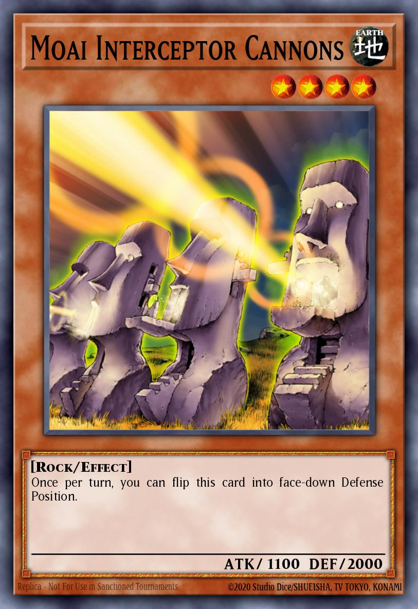 Moai Interceptor Cannons SD7-EN011 – Structure Deck: Invincible Fortress