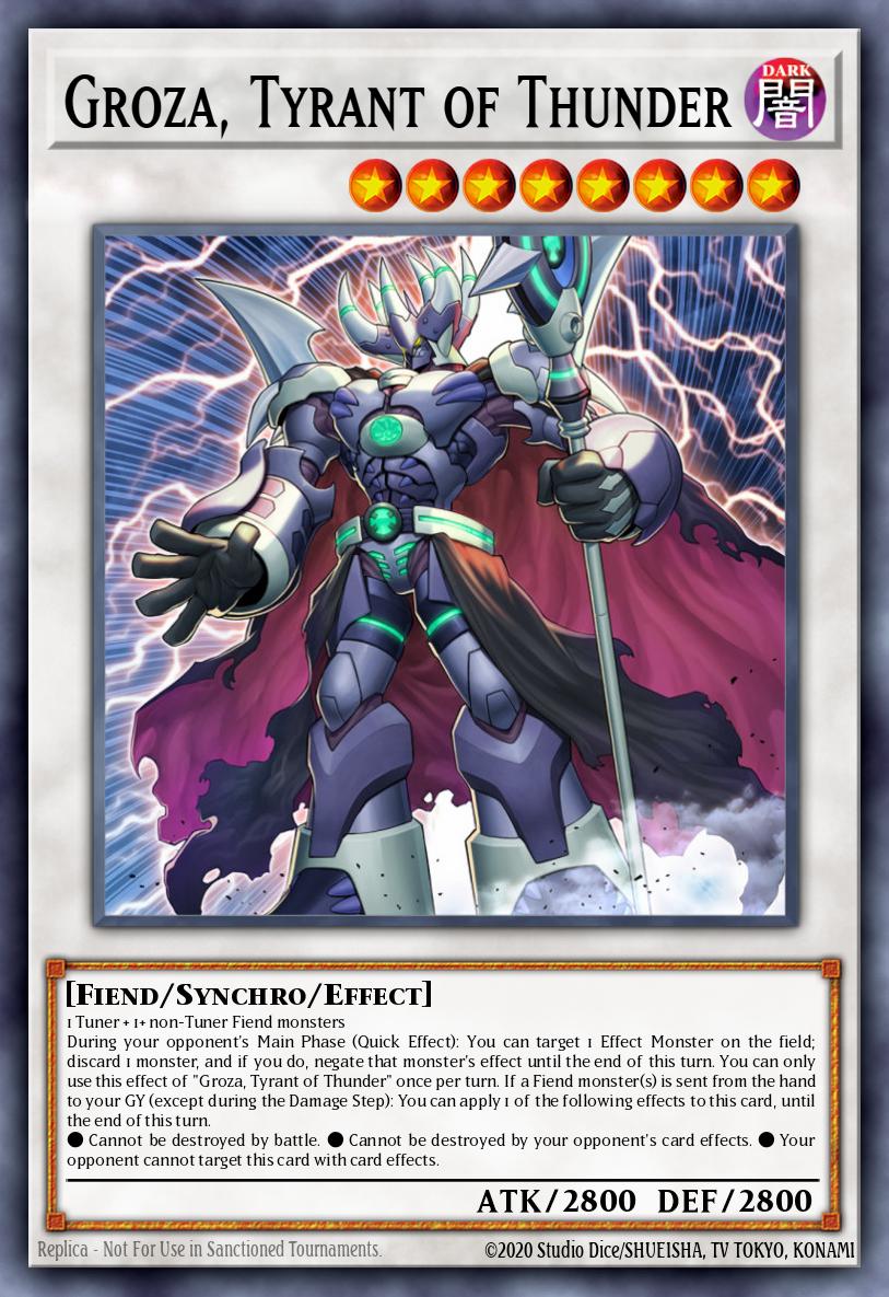 Groza, Tyrant of Thunder BACH-EN097 – Battle of Chaos