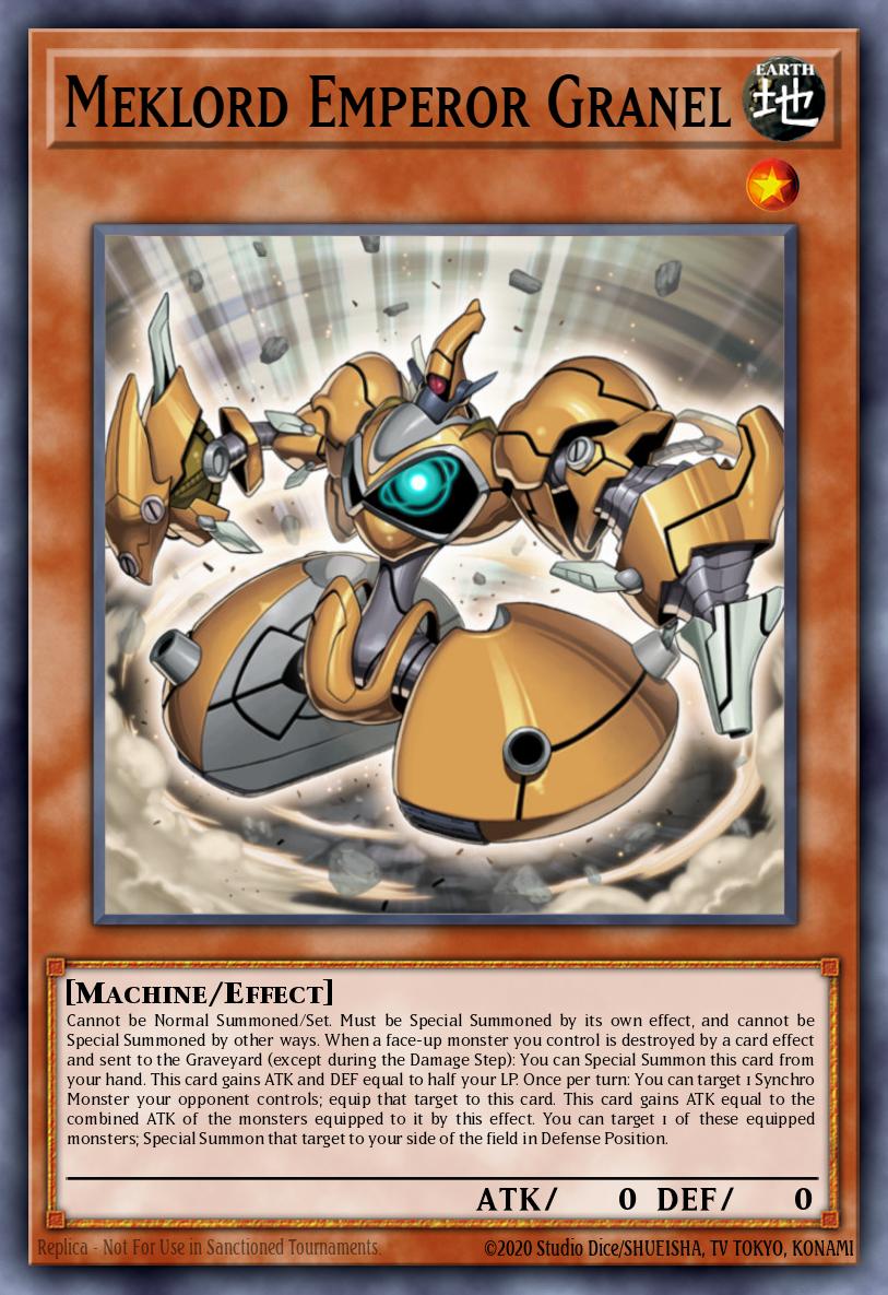 Meklord Emperor Granel WQ11-EN003 – Yu-Gi-Oh! World Championship Qualifier National Championships 2011 prize cards
