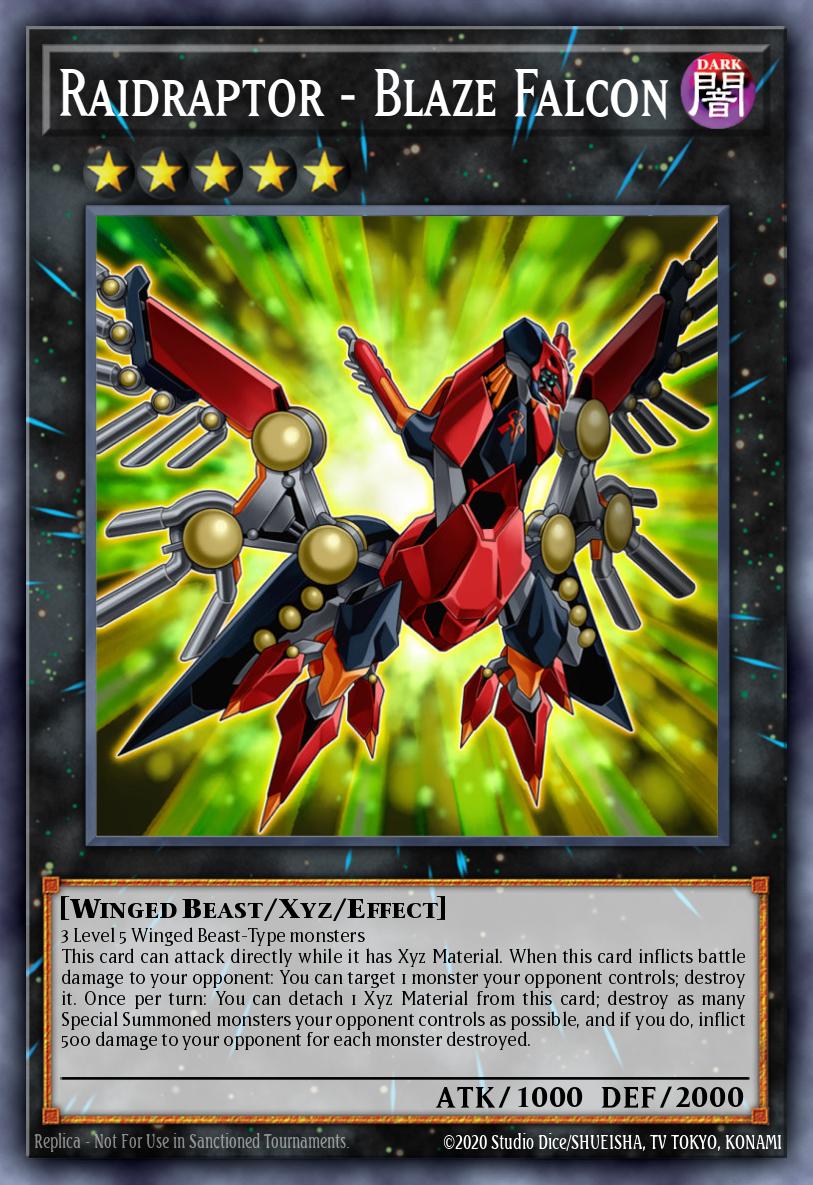 Raidraptor - Blaze Falcon CROS-EN048 – Crossed Souls