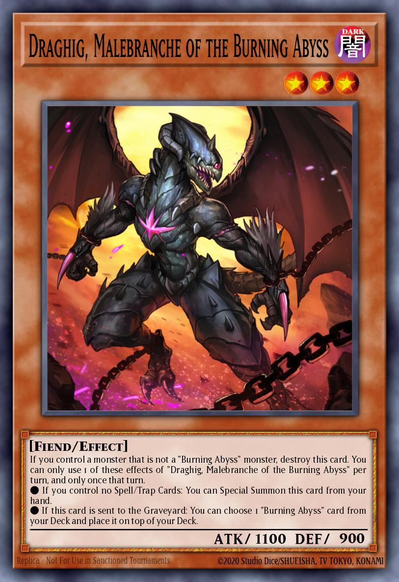 Draghig, Malebranche of the Burning Abyss PGL3-EN053 – Premium Gold: Infinite Gold