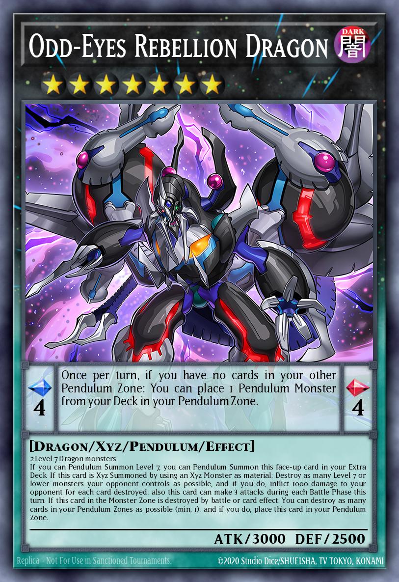 Odd-Eyes Rebellion Dragon LAVD-ENO27 – Legendary Arc-V Decks
