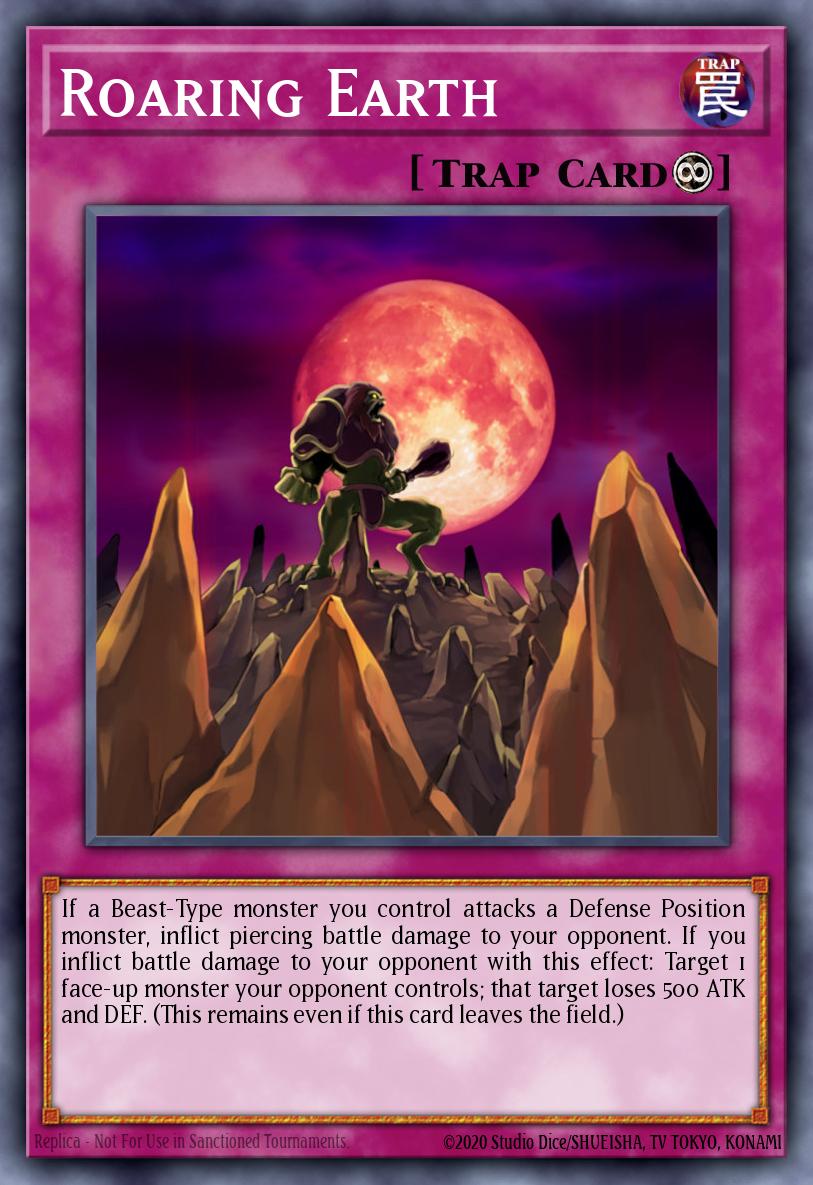 Roaring Earth YDT1-EN003 – Yu-Gi-Oh! 5D's Duel Transer promotional cards