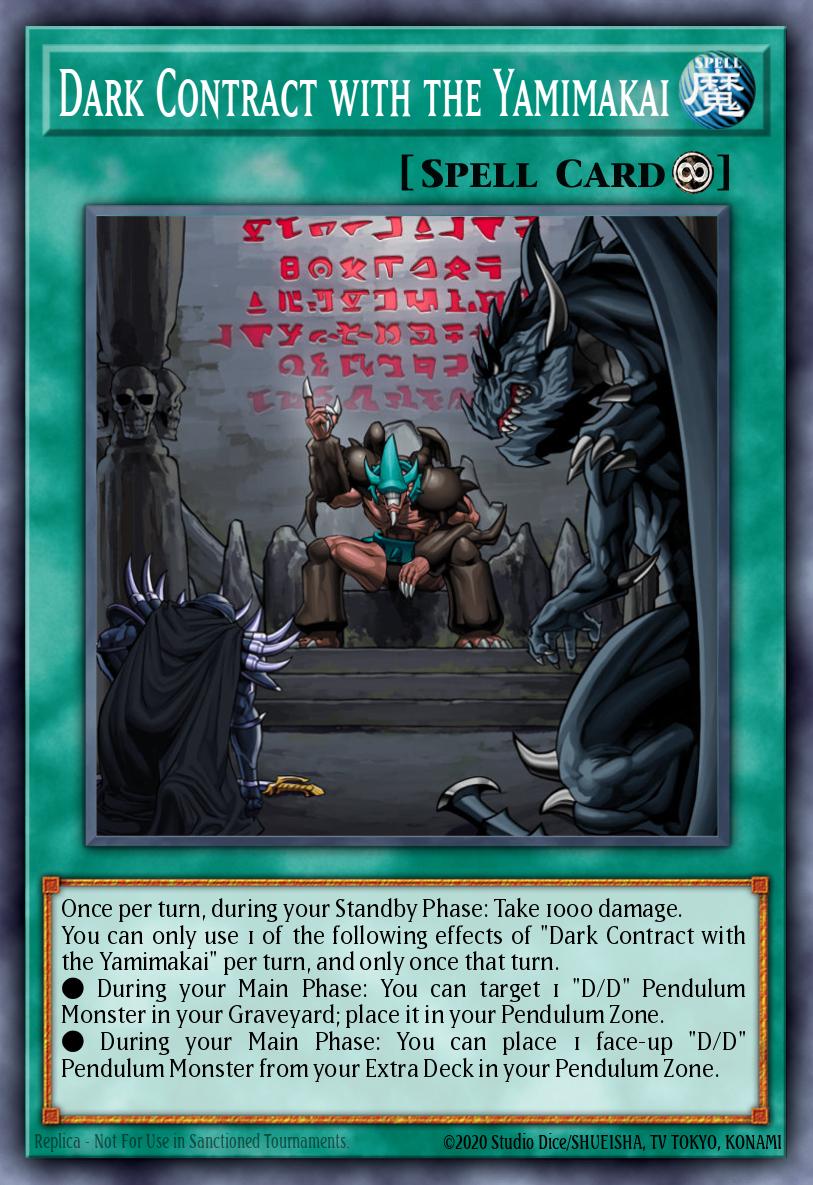 Dark Contract with the Yamimakai SDPD-EN023 – Pendulum Domination Structure Deck