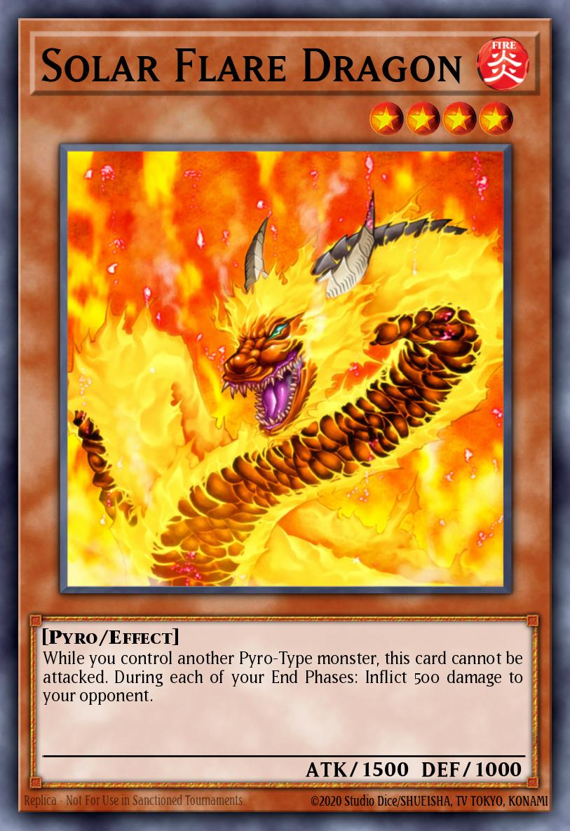 Solar Flare Dragon SD3-EN008 – Structure Deck: Blaze of Destruction