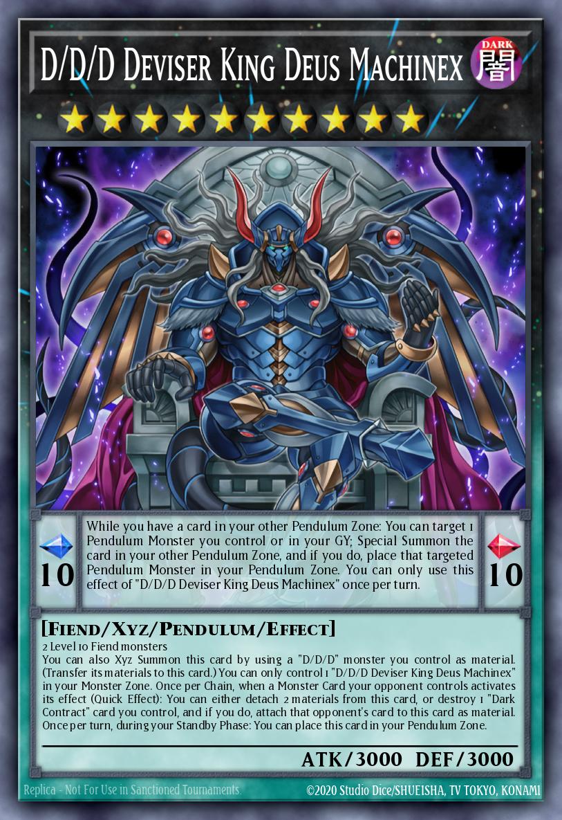 D/D/D Deviser King Deus Machinex BACH-EN044 – Battle of Chaos