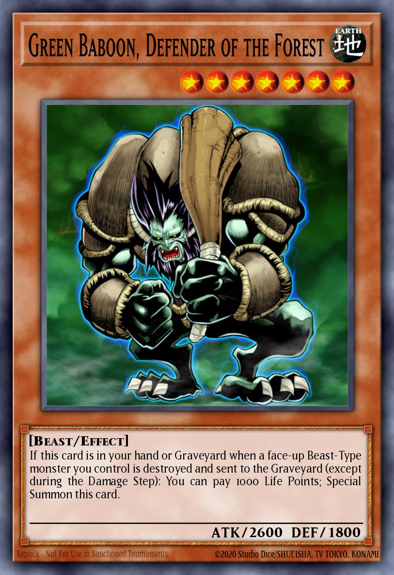 Green Baboon, Defender of the Forest SBCB-EN053 – Speed Duel: Battle City Box