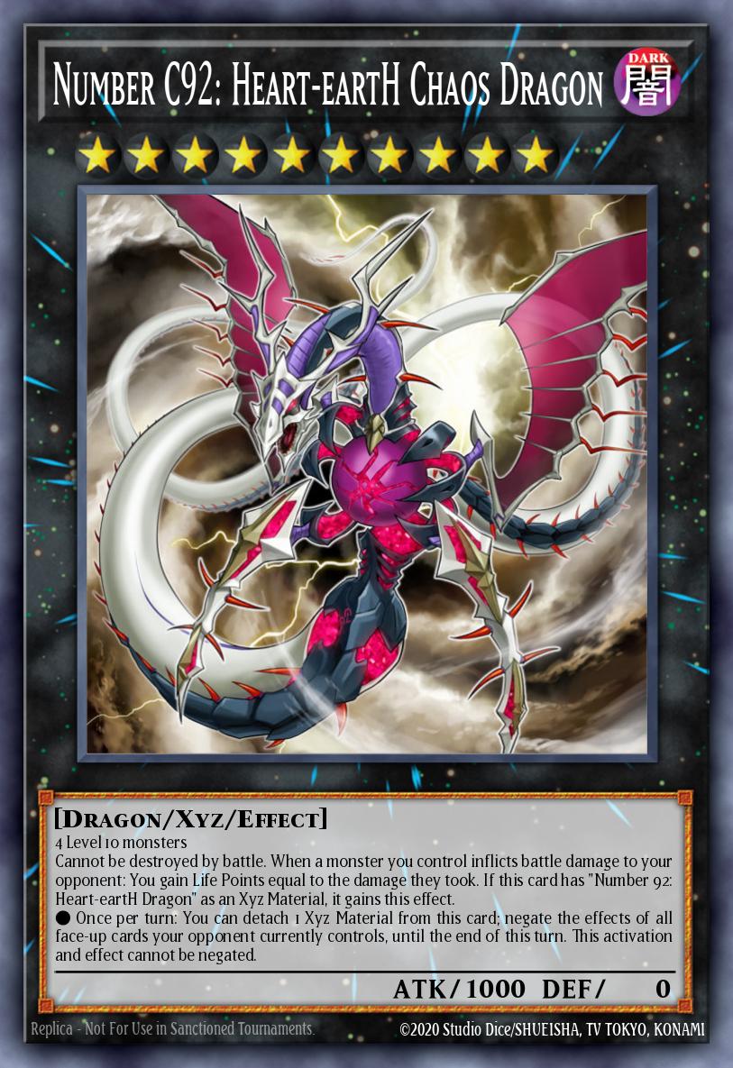 Number C92: Heart-eartH Chaos Dragon BLAR-EN069 – Battles of Legend: Armageddon