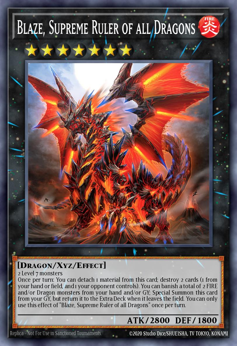 Blaze, Supreme Ruler of all Dragons BLTR-EN045 – Battles of Legend: Terminal Revenge