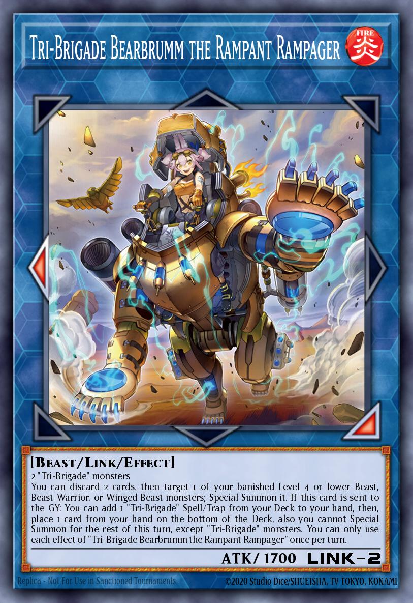 Tri-Brigade Bearbrumm the Rampant Rampager MP22-EN085 – 2022 Tin of the Pharaoh's Gods