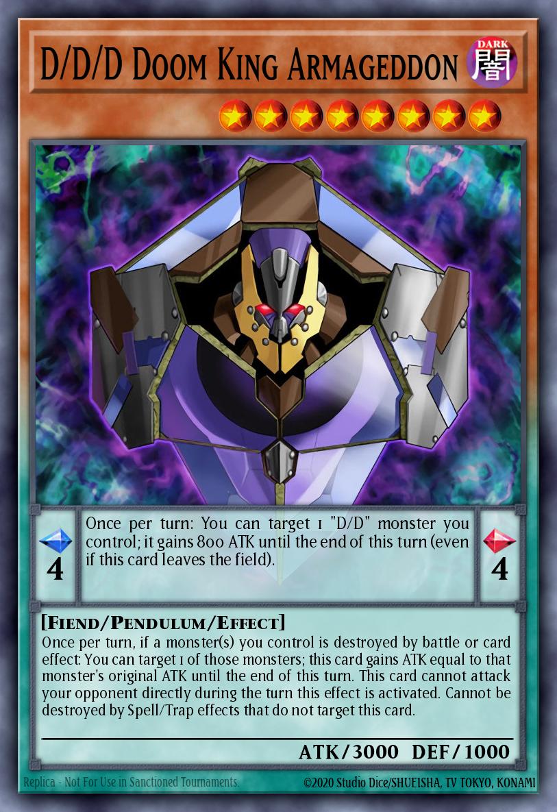 D/D/D Doom King Armageddon SDPD-EN006 – Pendulum Domination Structure Deck