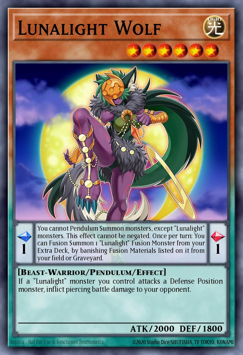 Lunalight Wolf LAVD-ENL03 – Legendary Arc-V Decks