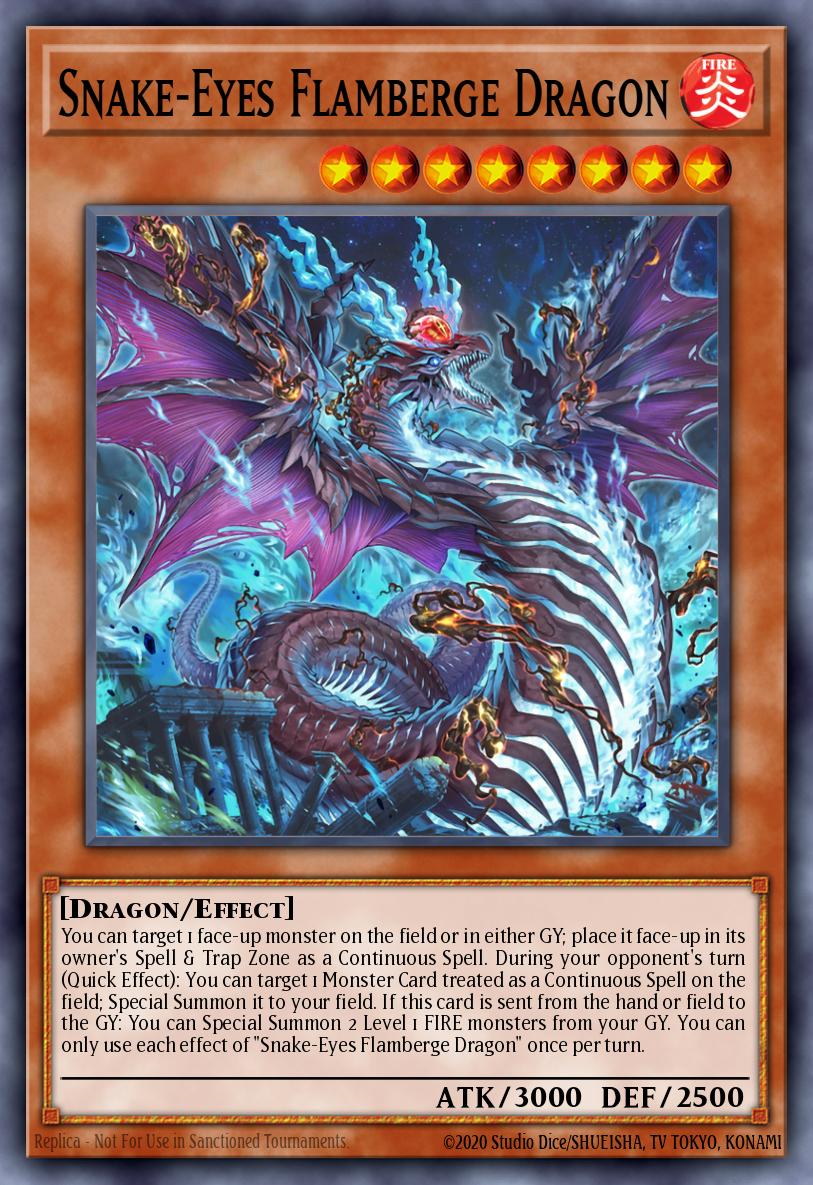 Snake-Eyes Flamberge Dragon RA03-EN033 – Quarter Century Bonanza