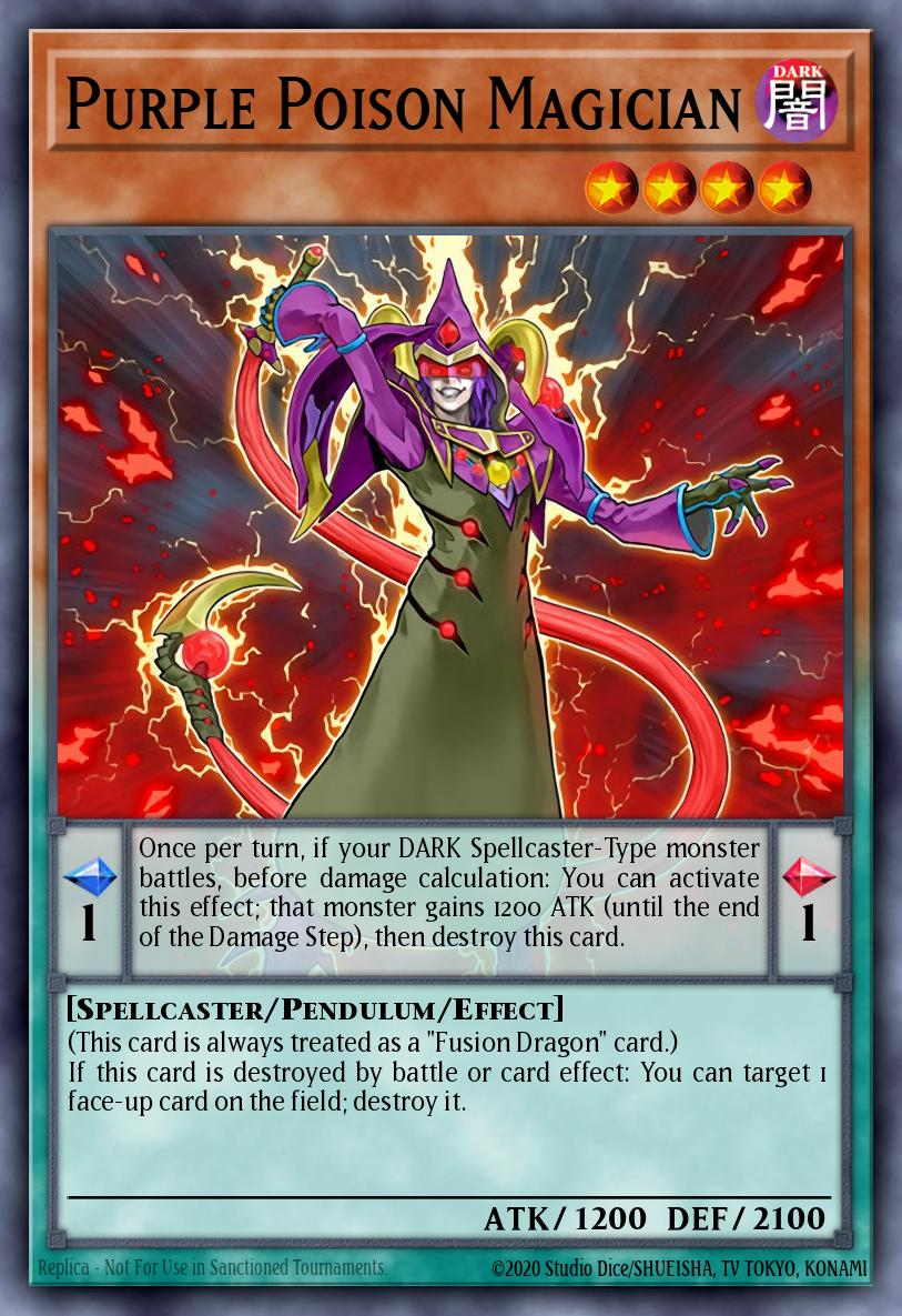 Purple Poison Magician PEVO-EN006 – Pendulum Evolution