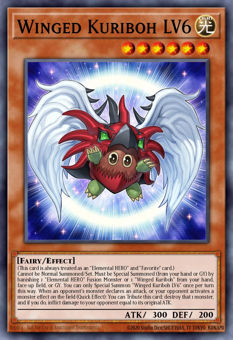 Winged Kuriboh LV6 BLTR-EN001 – Battles of Legend: Terminal Revenge