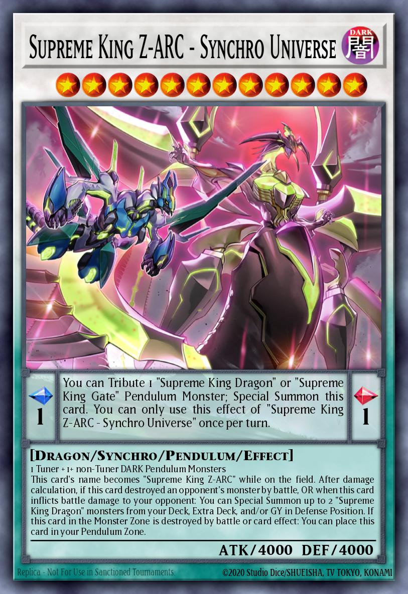 Supreme King Z-ARC - Synchro Universe MP25-EN207 – 2025 Mega-Pack Tin