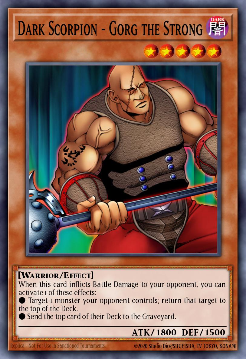 Dark Scorpion - Gorg the Strong SBCB-EN155 – Speed Duel: Battle City Box
