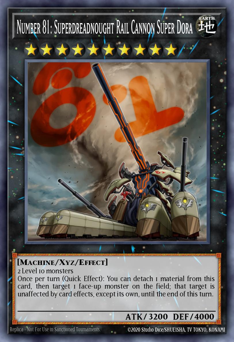 Number 81: Superdreadnought Rail Cannon Super Dora MGED-EN065 – Maximum Gold: El Dorado