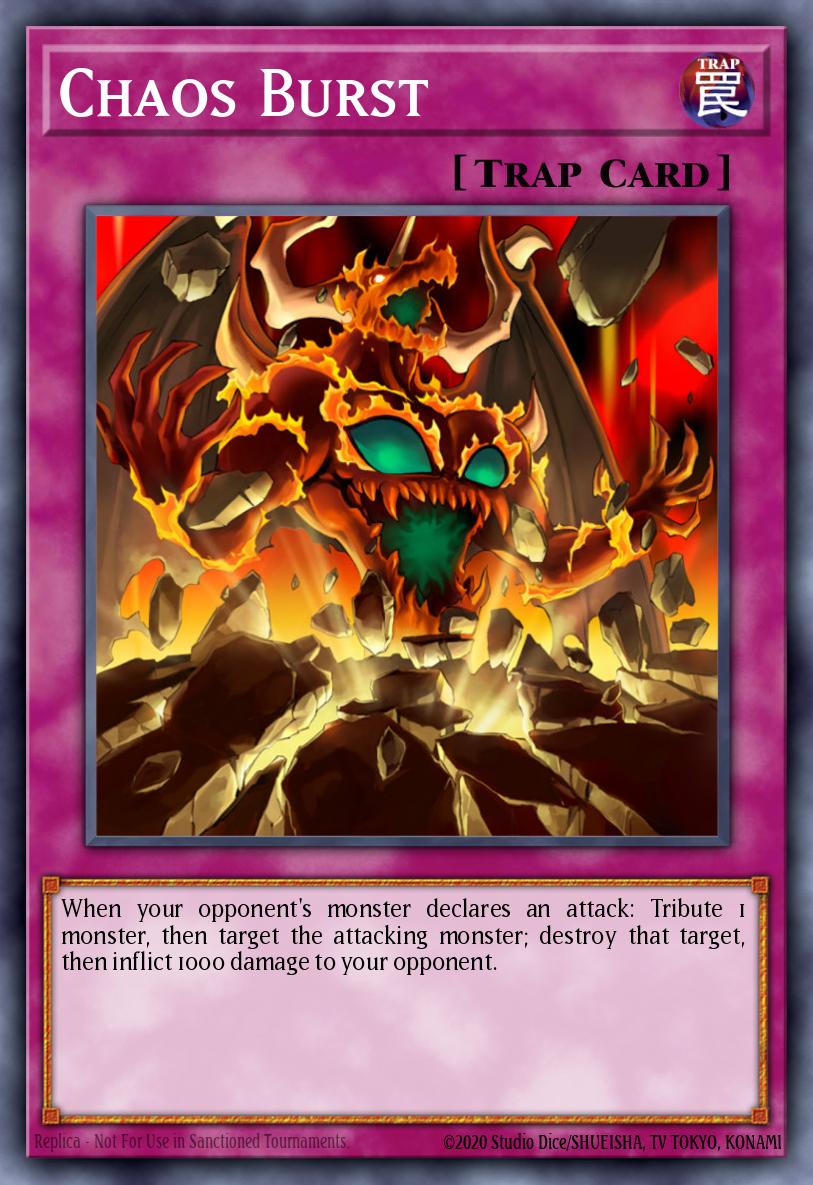Chaos Burst GX04-EN003 – Yu-Gi-Oh! GX Tag Force 2 promotional cards