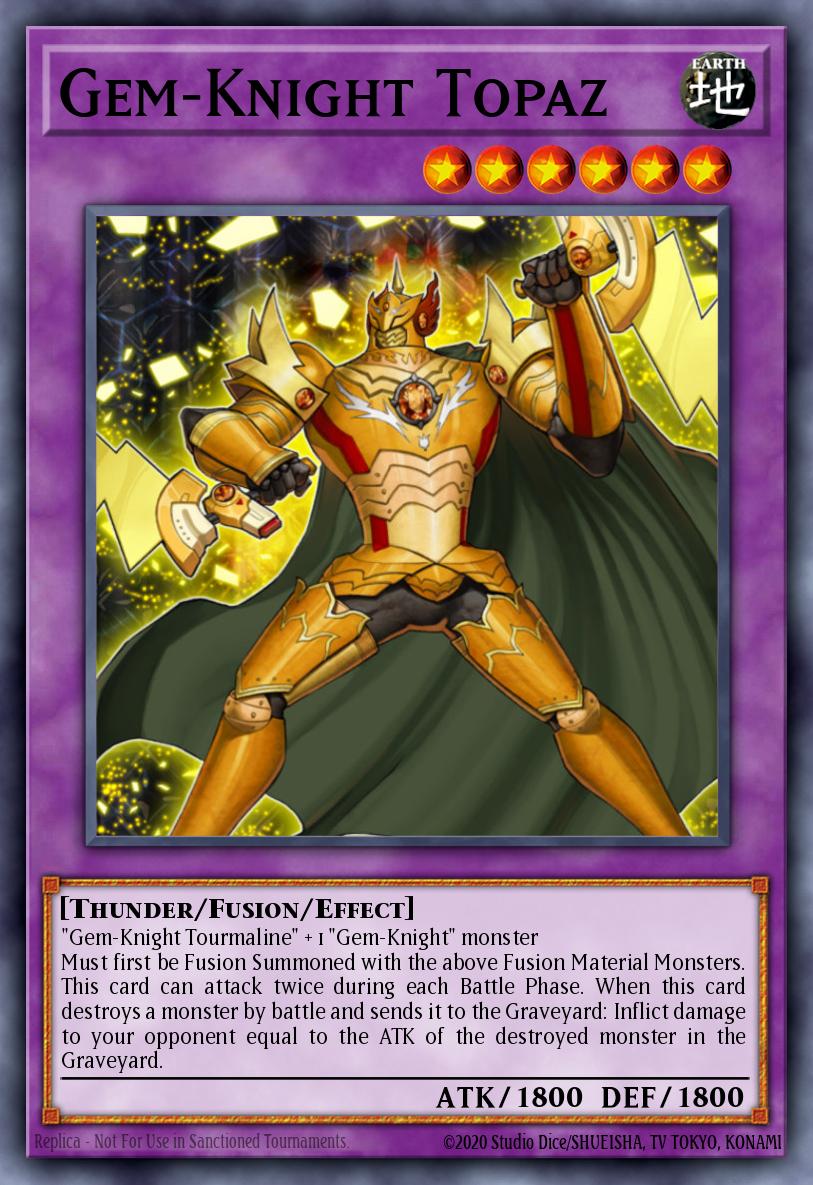 Gem-Knight Topaz DT05-EN036 – Duel Terminal 5a