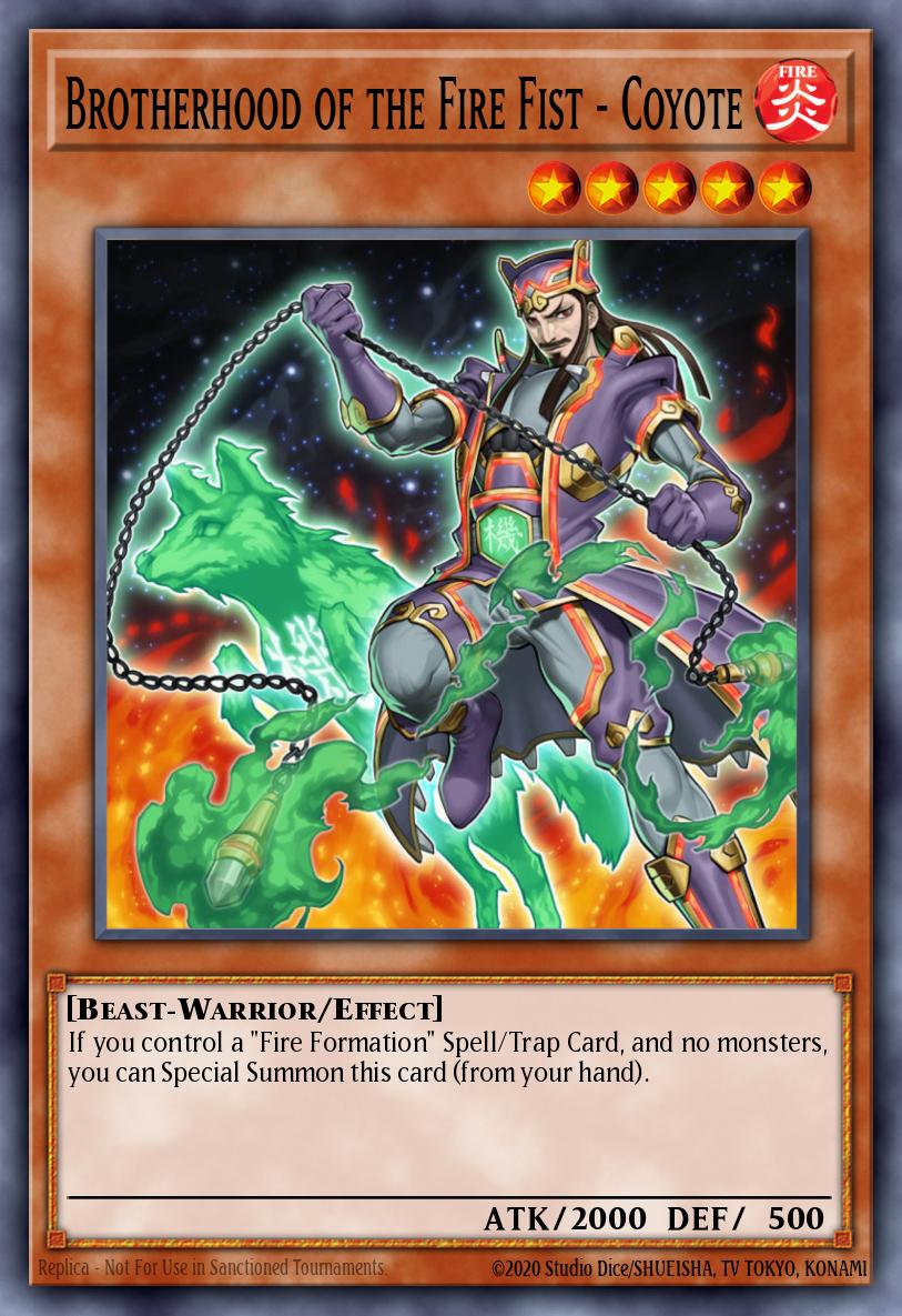 Brotherhood of the Fire Fist - Coyote LTGY-EN082 – Lord of the Tachyon Galaxy