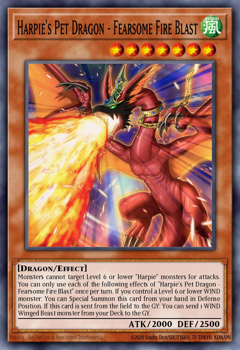 Harpie's Pet Dragon - Fearsome Fire Blast LDS3-EN138 – Legendary Duelists: Season 3