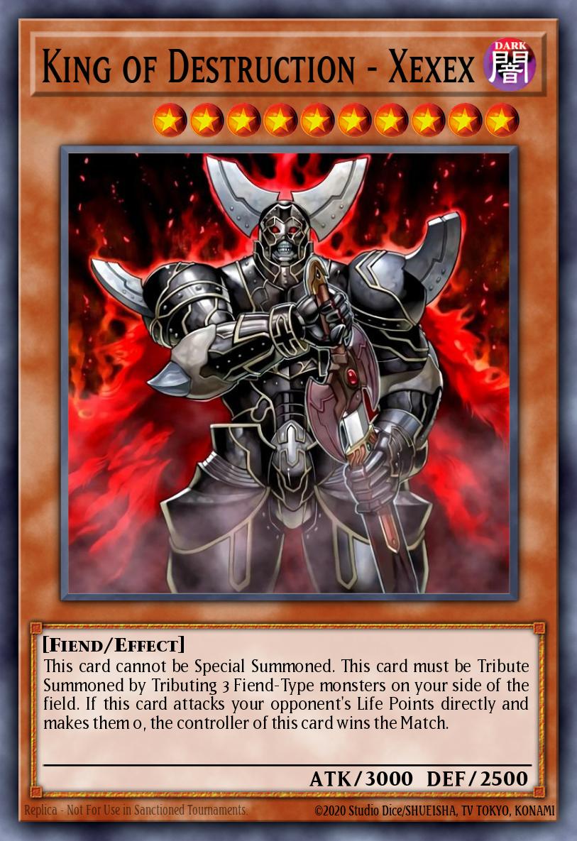 King of Destruction - Xexex WCS-EN501 – Yu-Gi-Oh! World Championship 2005 prize cards
