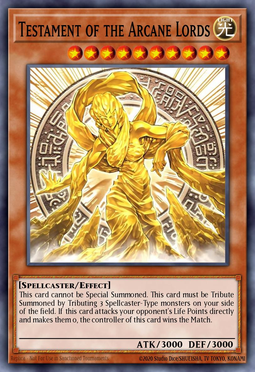 Testament of the Arcane Lords WCPS-EN601 – Yu-Gi-Oh! World Championship 2006 prize cards