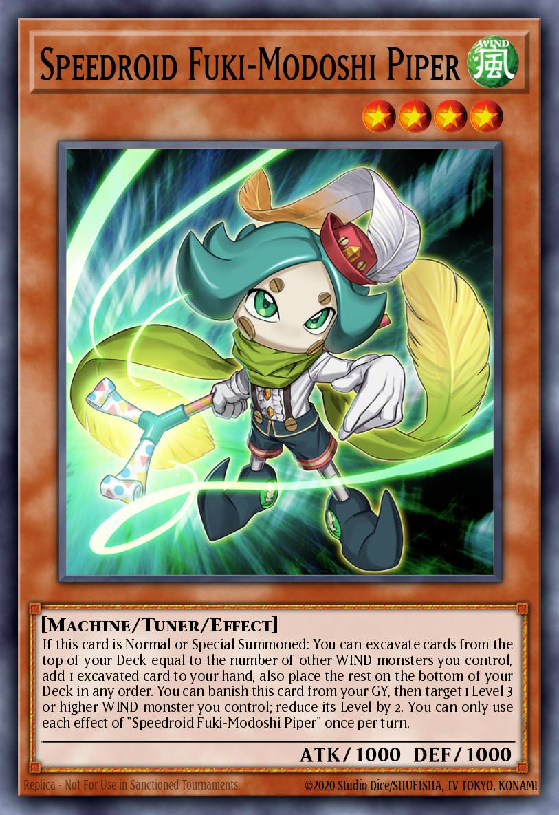 Speedroid Fuki-Modoshi Piper LED8-EN002 – Legendary Duelists: Synchro Storm