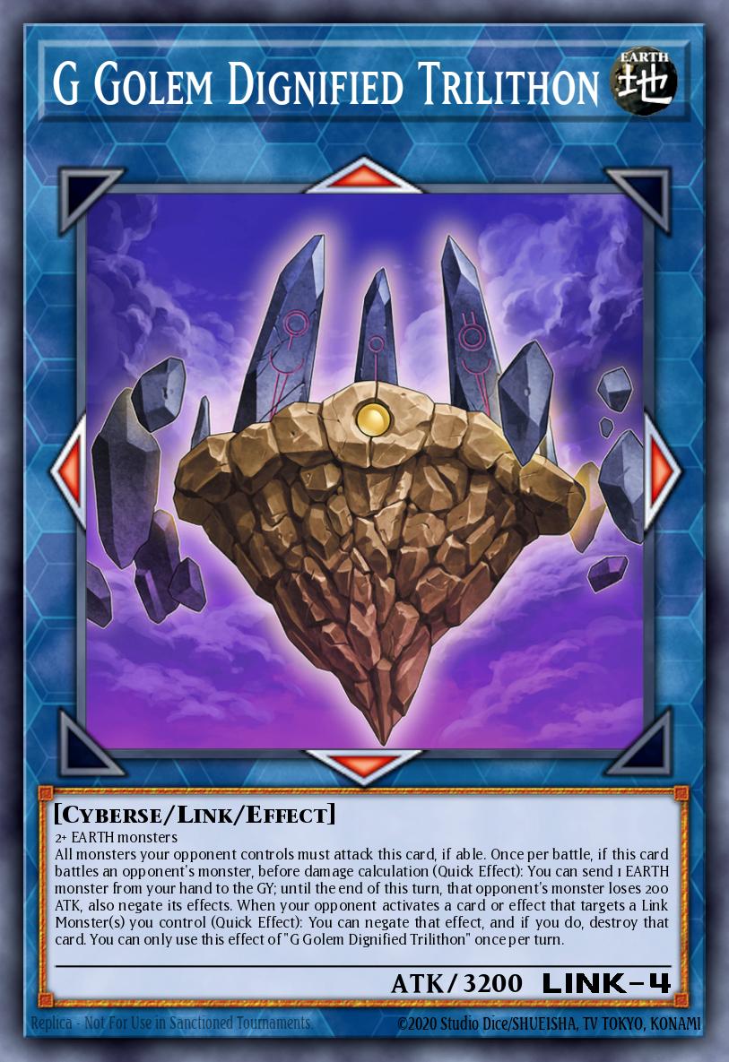 G Golem Dignified Trilithon BLCR-EN045 – Battles of Legend: Crystal Revenge