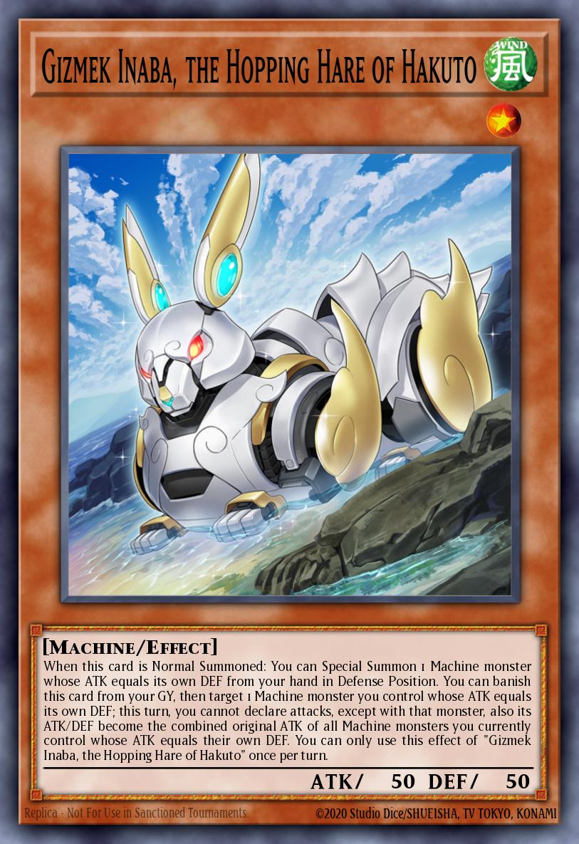 Gizmek Inaba, the Hopping Hare of Hakuto MP22-EN130 – 2022 Tin of the Pharaoh's Gods