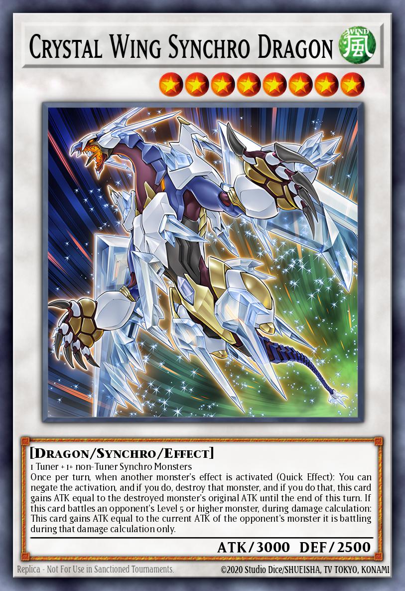 Crystal Wing Synchro Dragon DUPO-EN068 – Duel Power