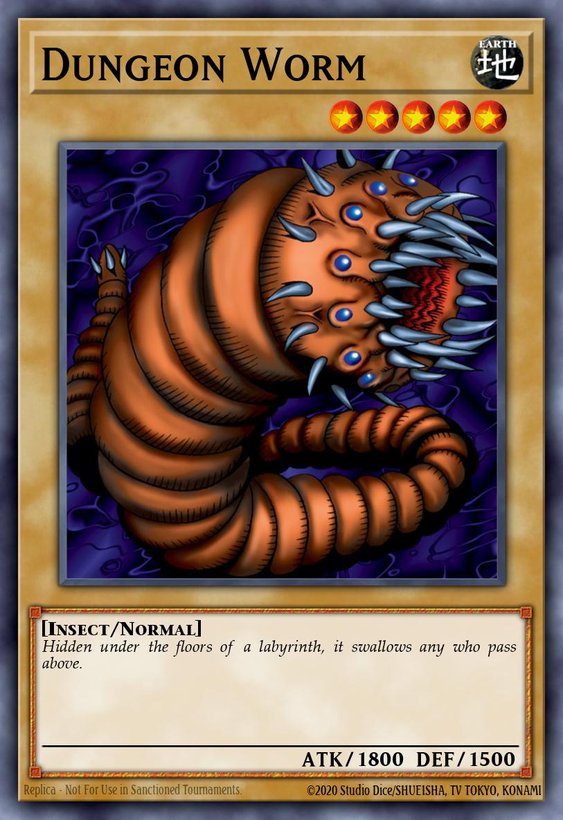 Dungeon Worm MDP2-EN018 – McDonald's Promotional Cards 2