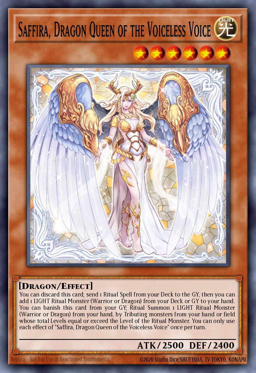 Saffira, Dragon Queen of the Voiceless Voice MP25-EN053 – 2025 Mega-Pack Tin