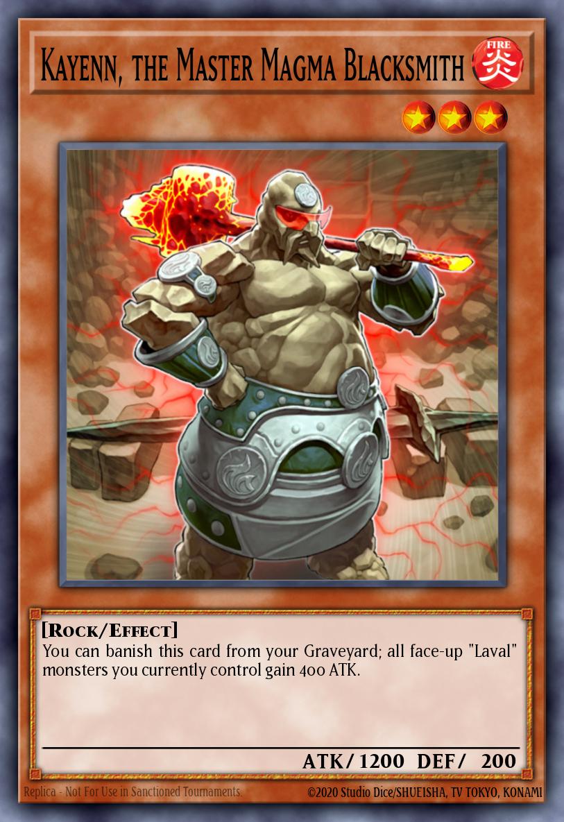 Kayenn, the Master Magma Blacksmith DT05-EN027 – Duel Terminal 5a
