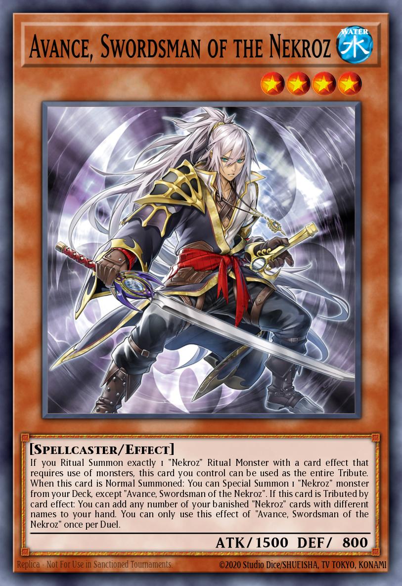 Avance, Swordsman of the Nekroz BLMM-EN024 – Battles of Legend: Monster Mayhem