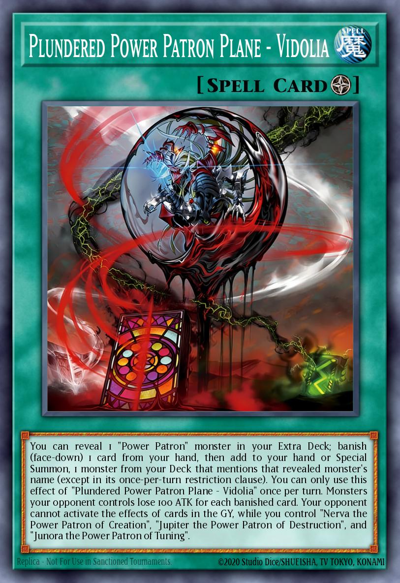 Plundered Power Patron Plane - Vidolia BLZD-EN057 – Blazing Dominion