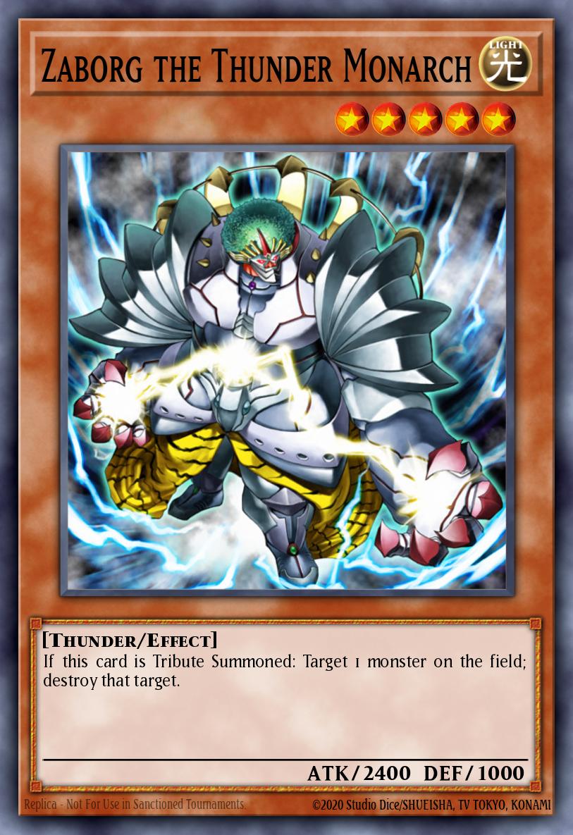 Zaborg the Thunder Monarch SR01-EN005 – Emperor of Darkness Structure Deck