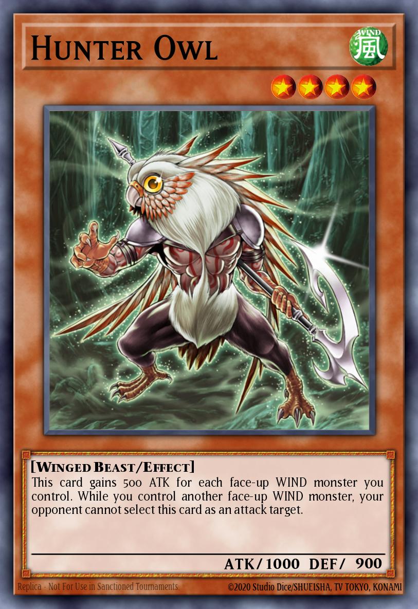 Hunter Owl GX03-EN002 – Yu-Gi-Oh! GX Spirit Caller promotional cards