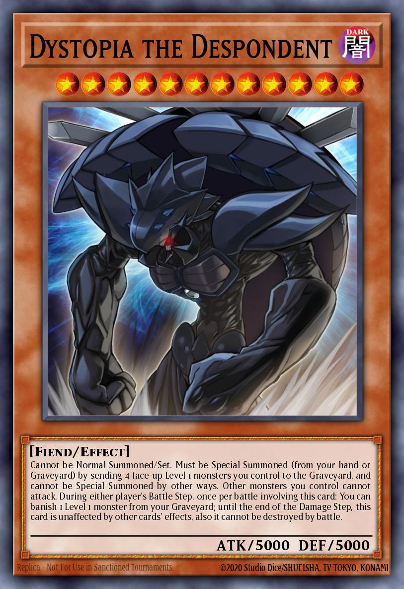 Dystopia the Despondent JUMP-EN075 – Weekly Shonen Jump January 2016 membership promotional card