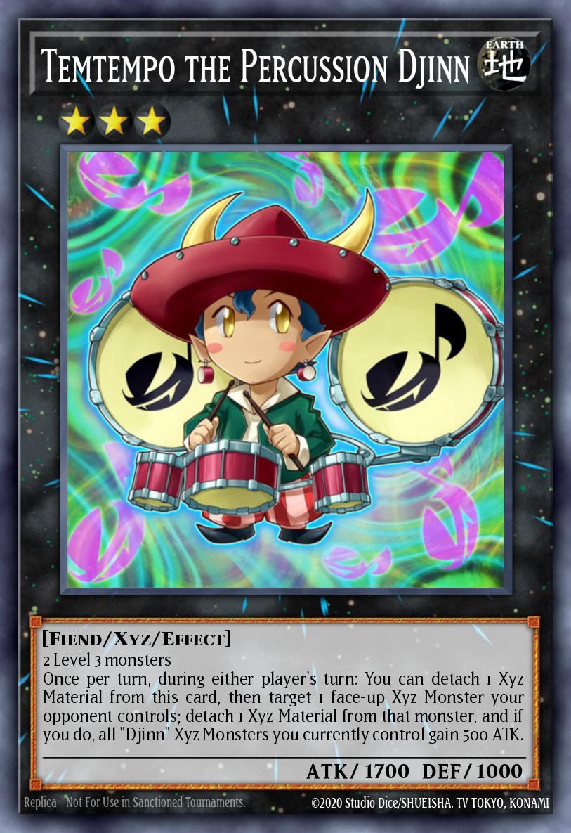 Temtempo the Percussion Djinn YS12-EN041 – Starter Deck: Xyz Symphony
