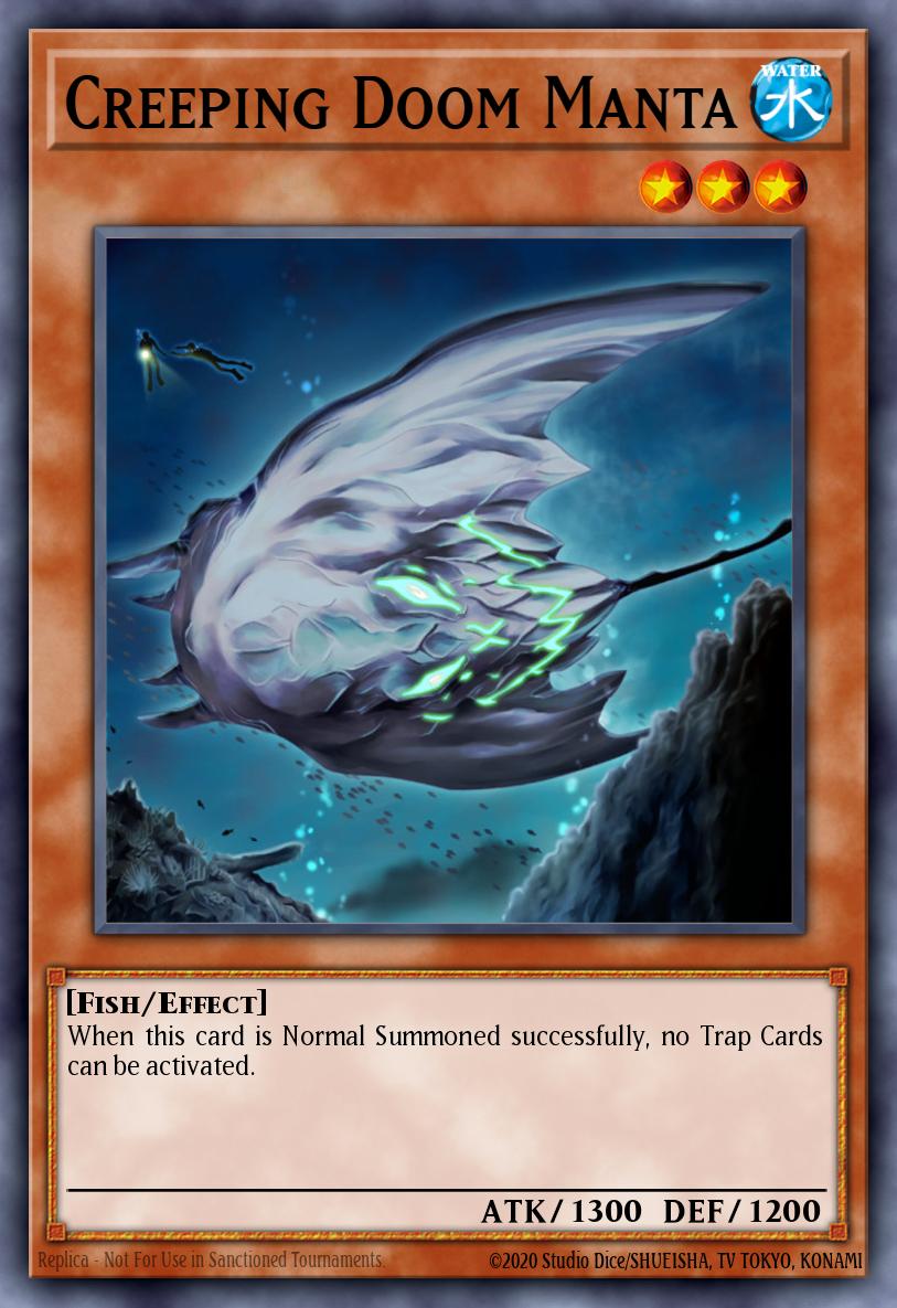 Creeping Doom Manta SD4-EN014 – Structure Deck: Fury from the Deep